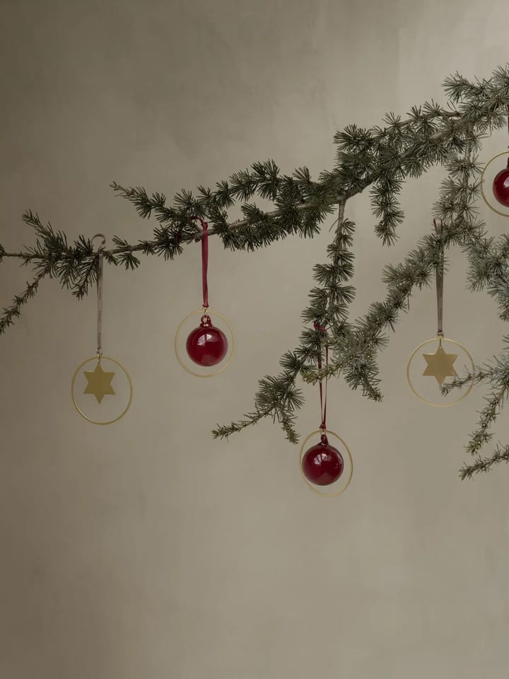 Bola de Natal KITAI 8,5 cm 4-unidades, Port Blomus