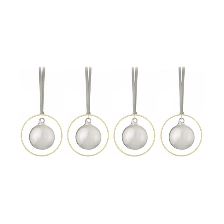 Bola de Natal KITAI 8,5 cm 4-unidades - Smoke - Blomus