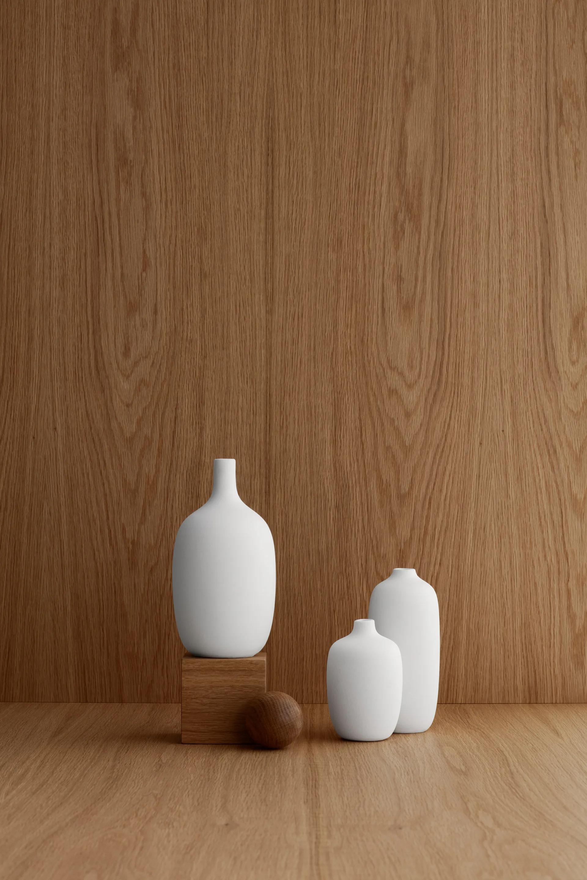 Ceola vaso 13 cm, Branco blomus