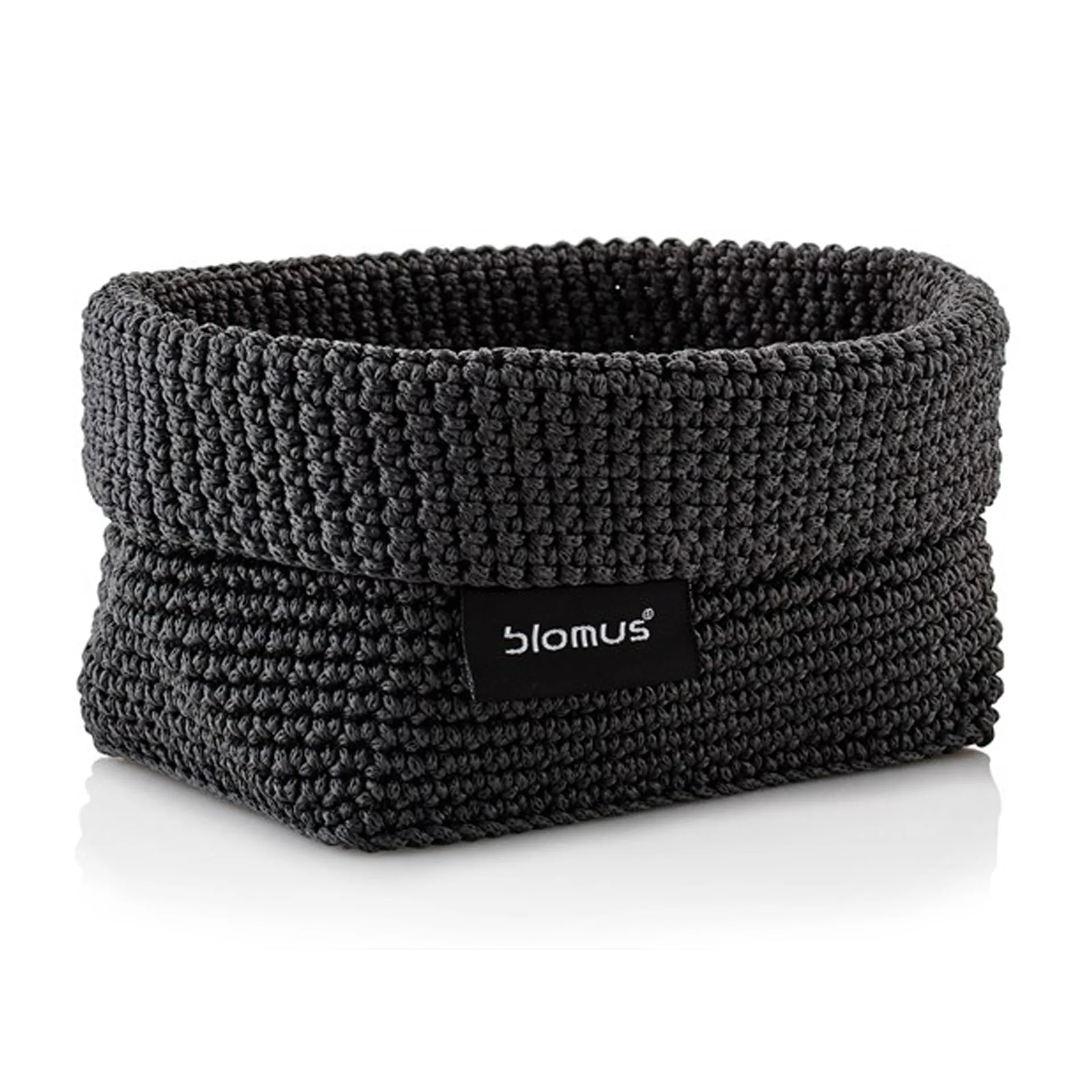 Cesta têxtil Tela M 10x15 cm, Carvão blomus