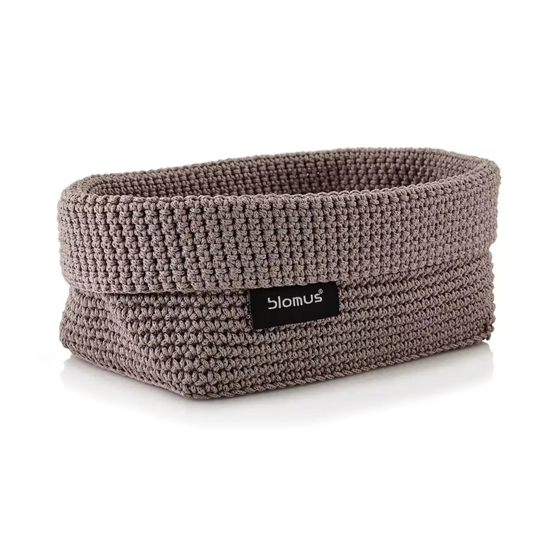 Cesto têxtil Tela L 12x20 cm, Taupe blomus