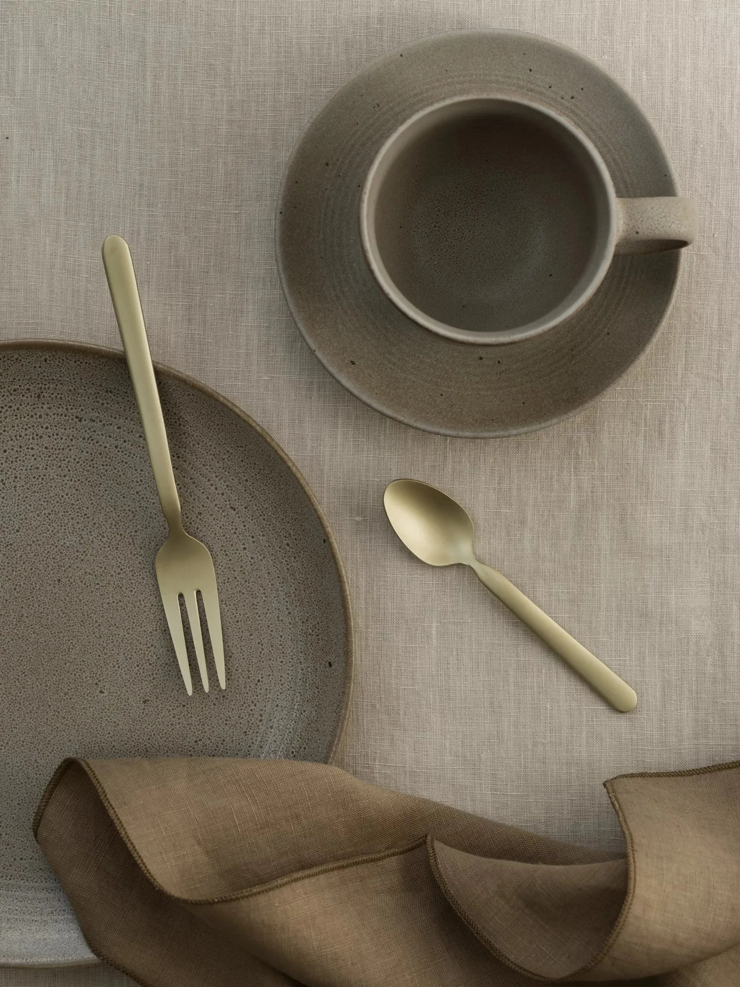 Colher de expresso STELLA champagne 4-unidades, 11 cm blomus