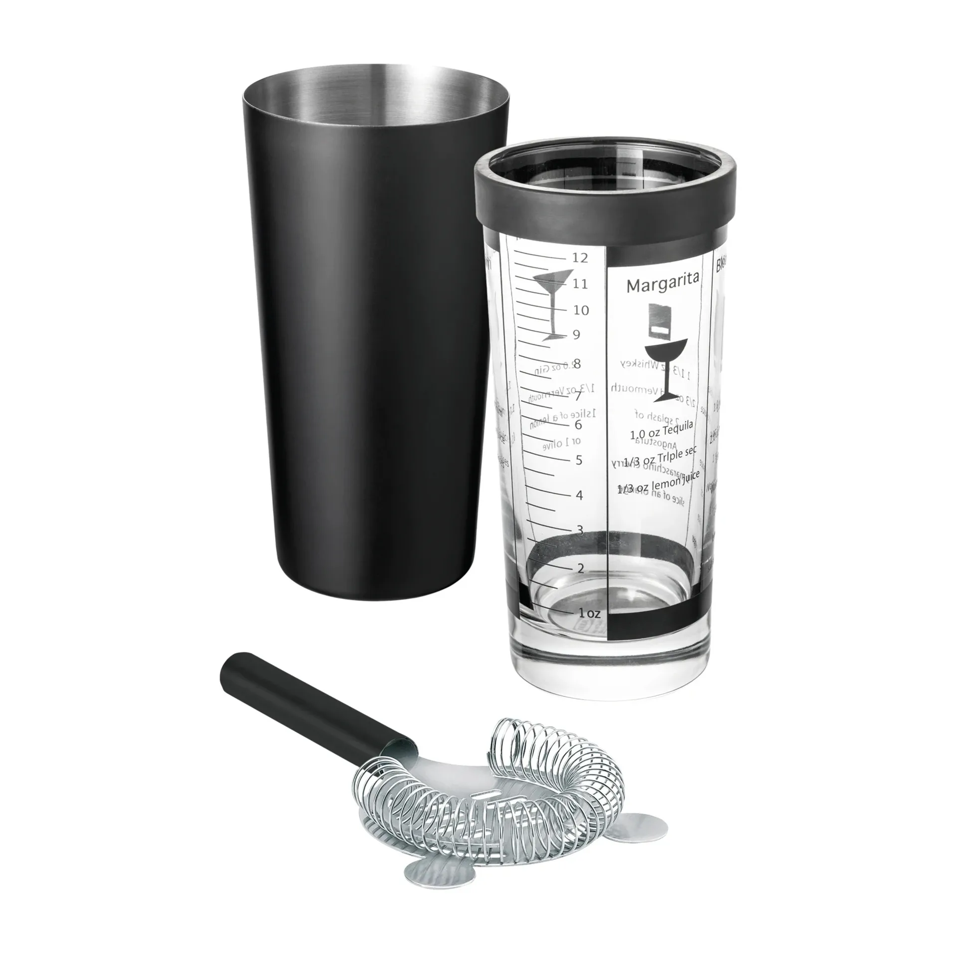 Conjunto de shaker Lounge Boston, Black blomus