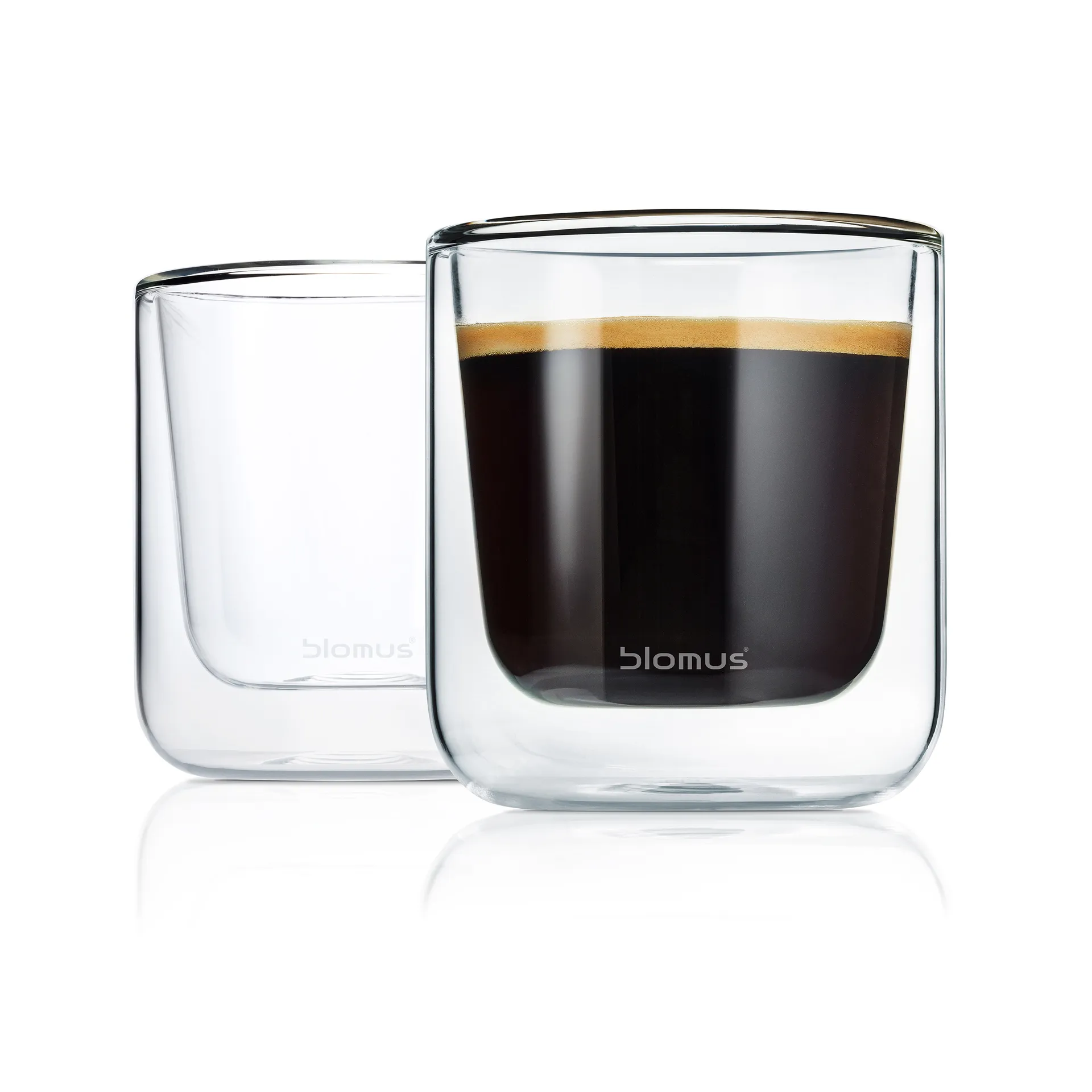 Copo térmico para café Nero, 2 un., Clear blomus