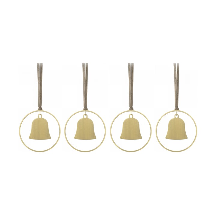 Decoração para árvore KITAI 8,5 cm 4-unidades - Bells - Blomus