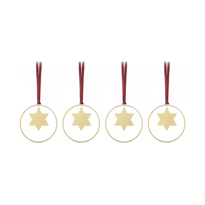 Decoração para árvore KITAI 8,5 cm 4-unidades, Stars Blomus