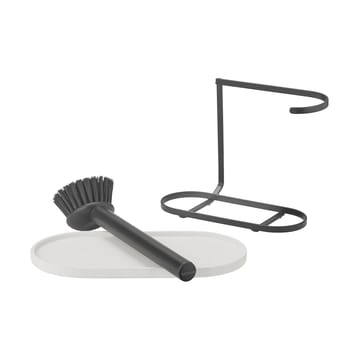Dhuva suporte para escova de loiça e sabonete - Lírio Branco - blomus