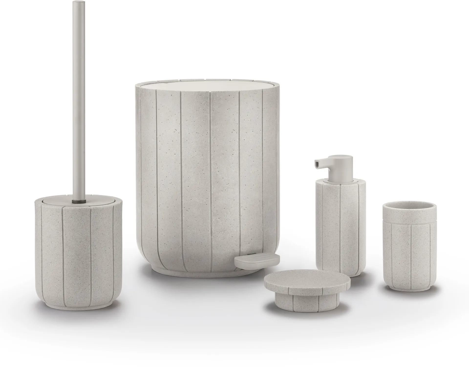 Escova de sanita Kua, Moonbeam, Ø11x39 cm blomus