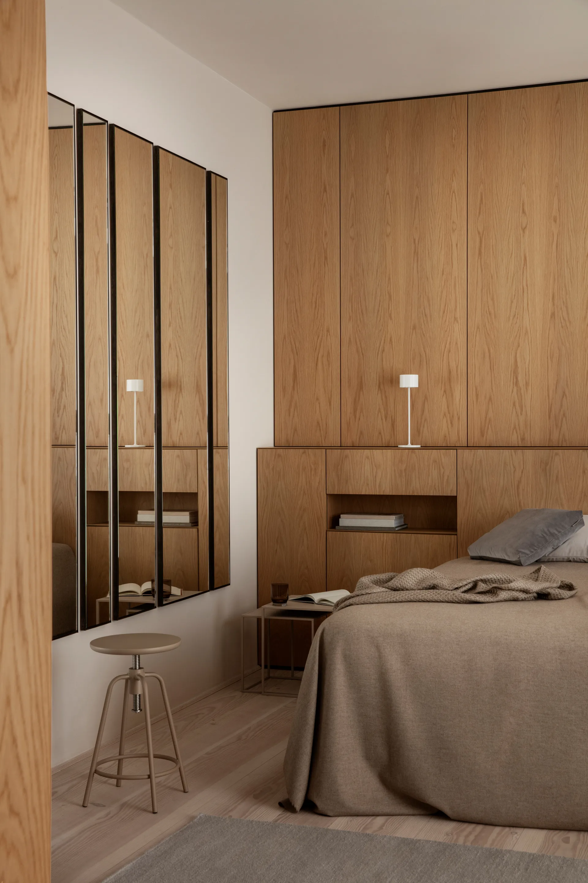 Farol lâmpada LED móvel 33 cm, Branco blomus