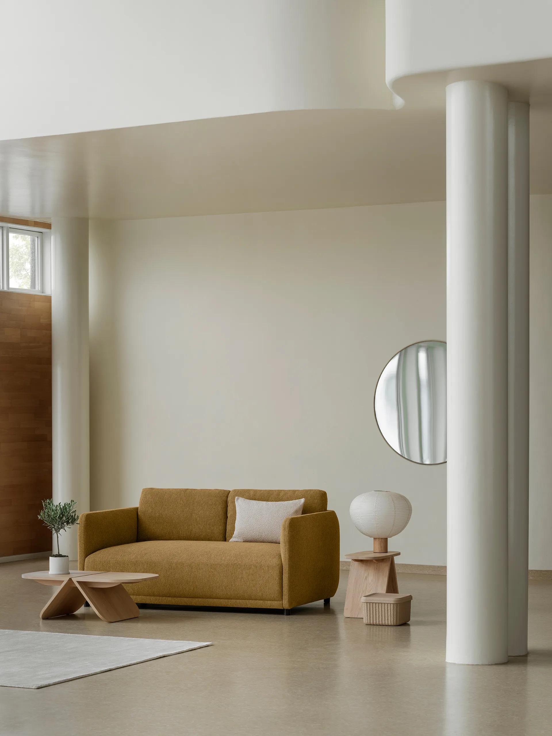 Kami candeeiro de mesa, Carvalho, Ø46 cm blomus