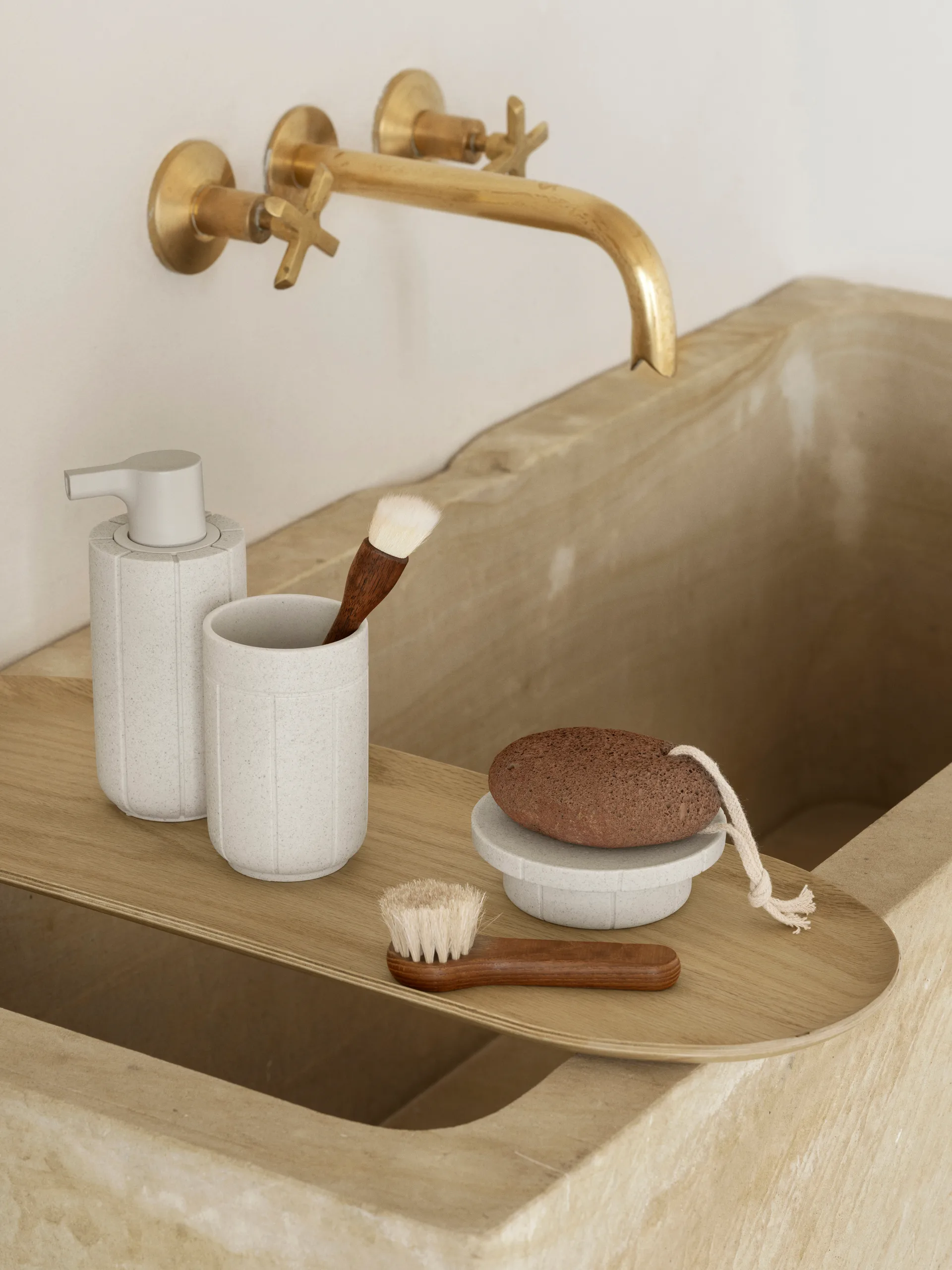 Kua copo para escova de dentes, Moonbeam, Ø7x11 cm blomus