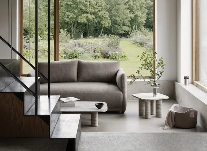 Mesa de centro Volos L 100x70 cm, Travertine blomus