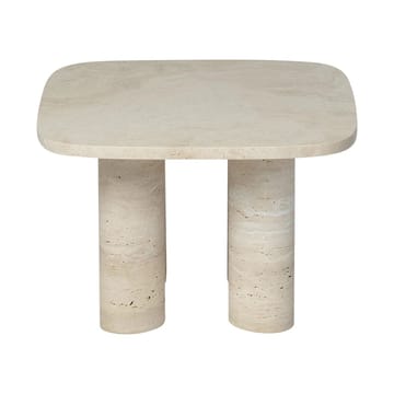Mesa lateral Volos S 52x52 cm - Travertine - Blomus