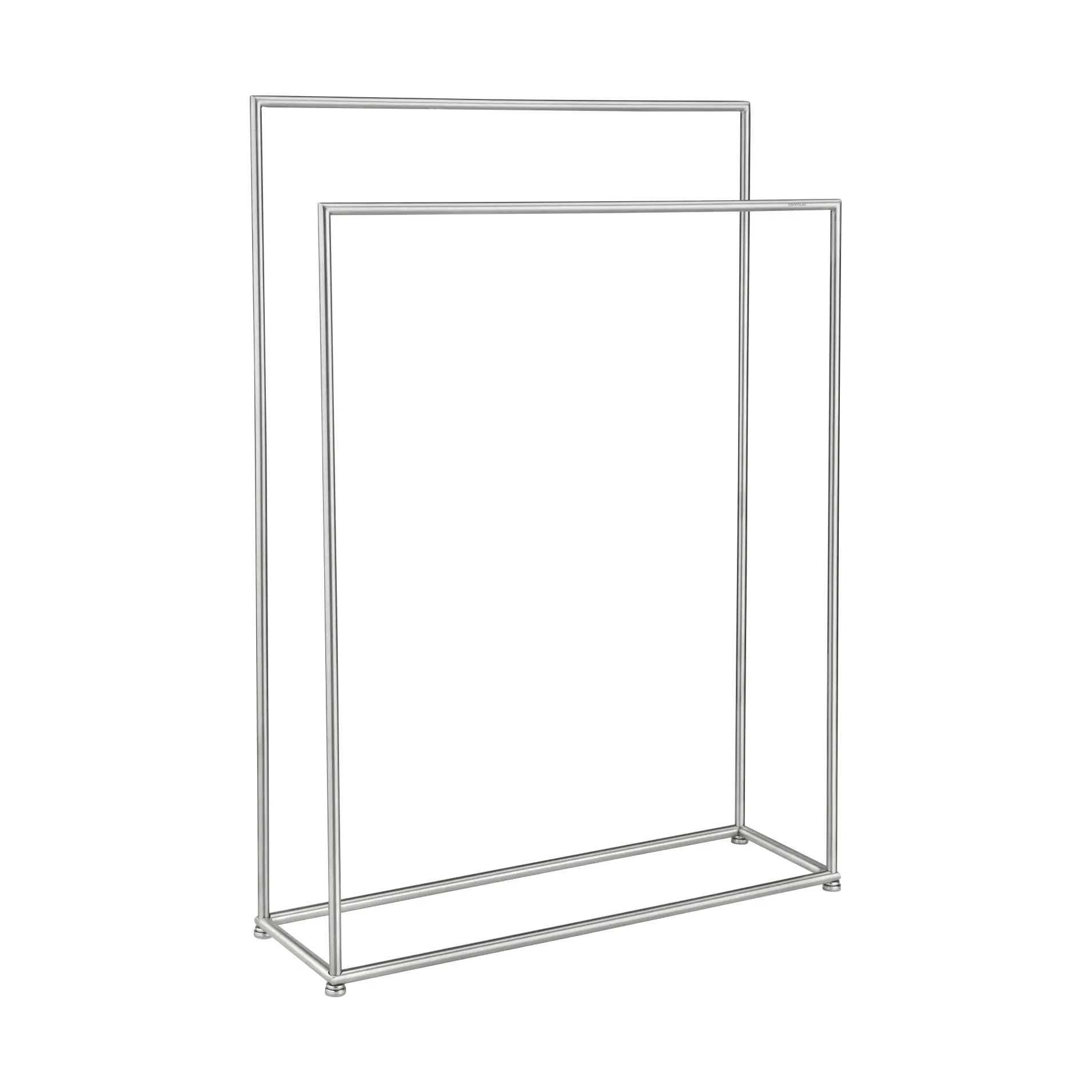 Modo cabide de toalha, Aço inoxidável mate, 86x60x18,5 cm blomus