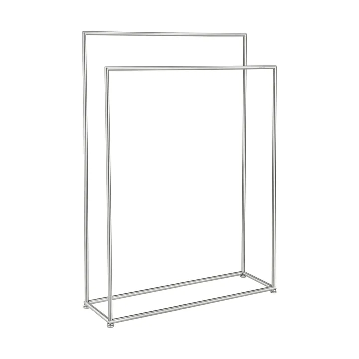 Modo cabide de toalha - Aço inoxidável mate, 86x60x18,5 cm - blomus