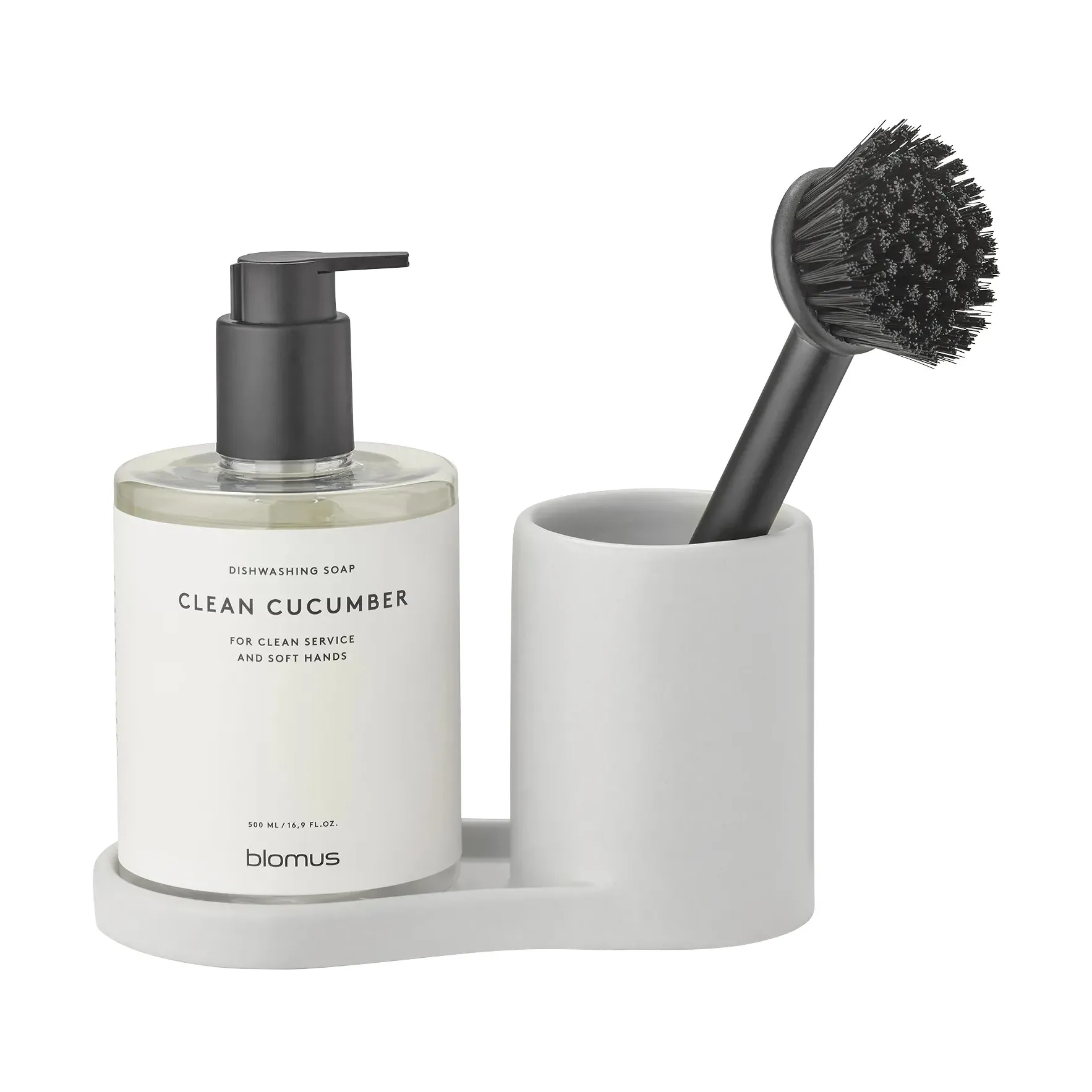 Piro suporte para escova de loiça e sabonete , Satélite blomus