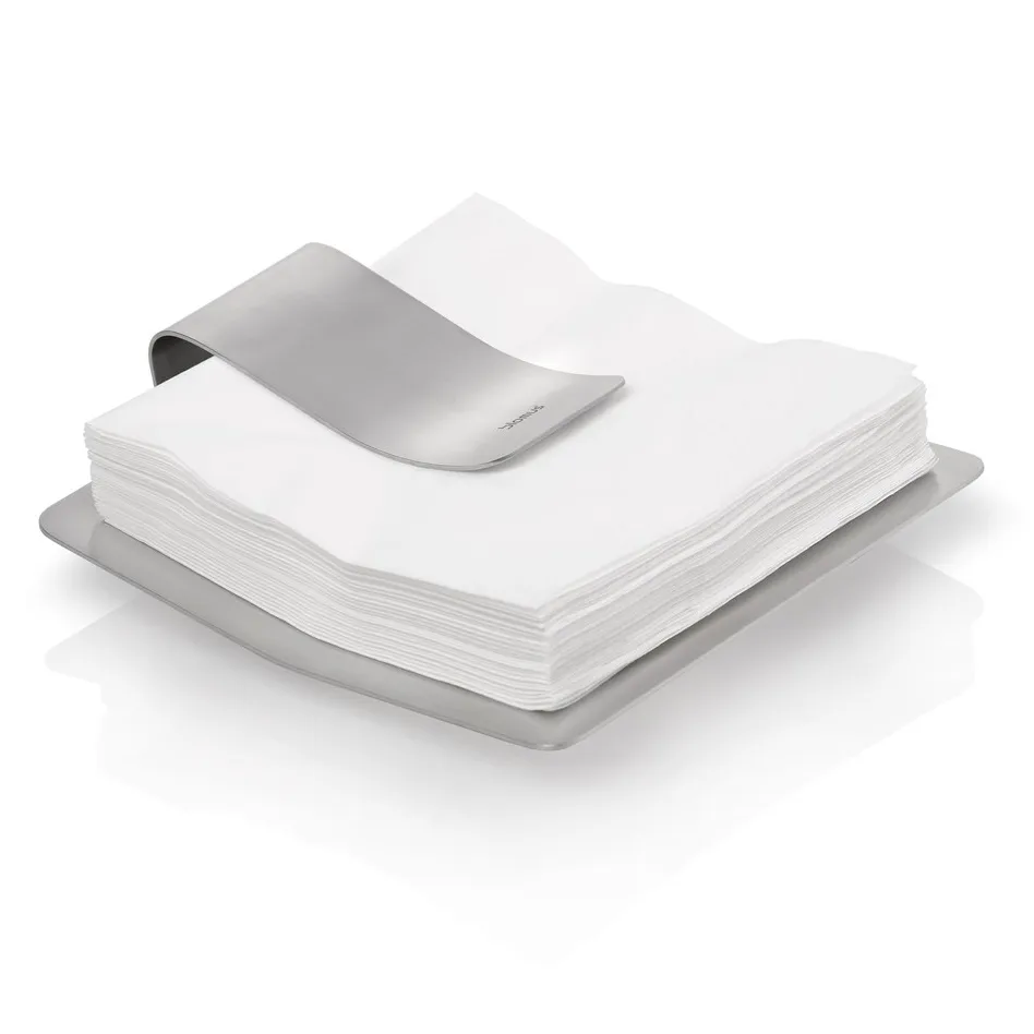 Porta guardanapos Scudo, Aço inoxidável blomus