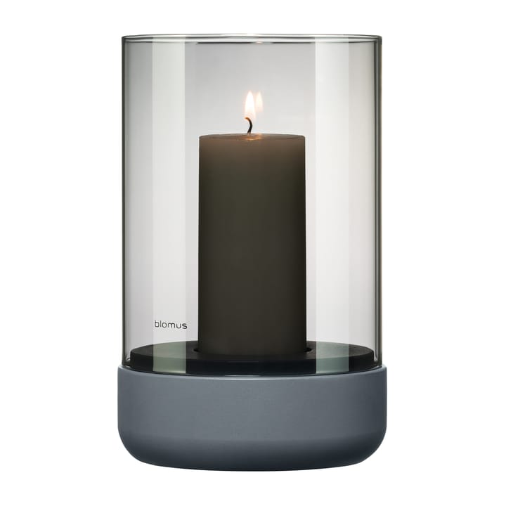 Porta-vela Calma Ø12 cm, Gray-smoke Blomus