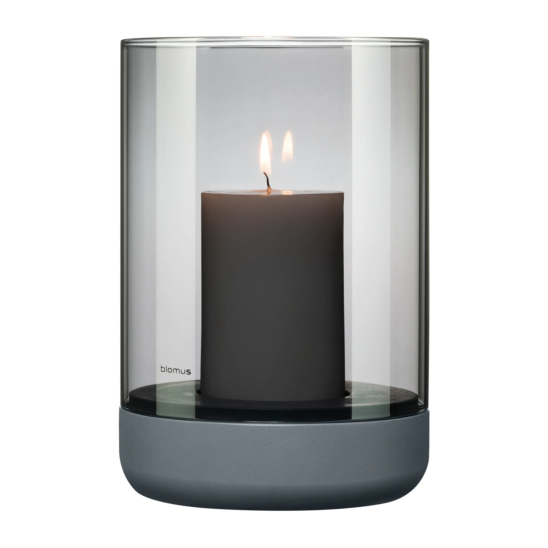 Porta-vela Calma Ø15 cm, Gray-smoke blomus
