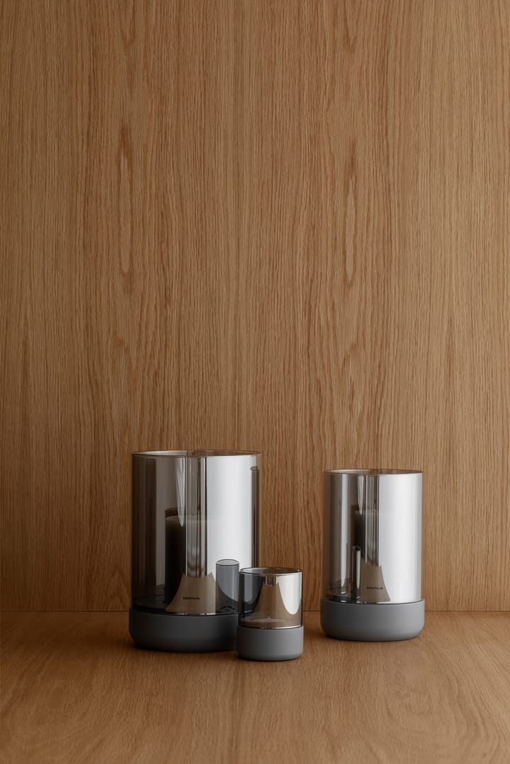 Porta-vela Calma Ø15 cm, Gray-smoke Blomus