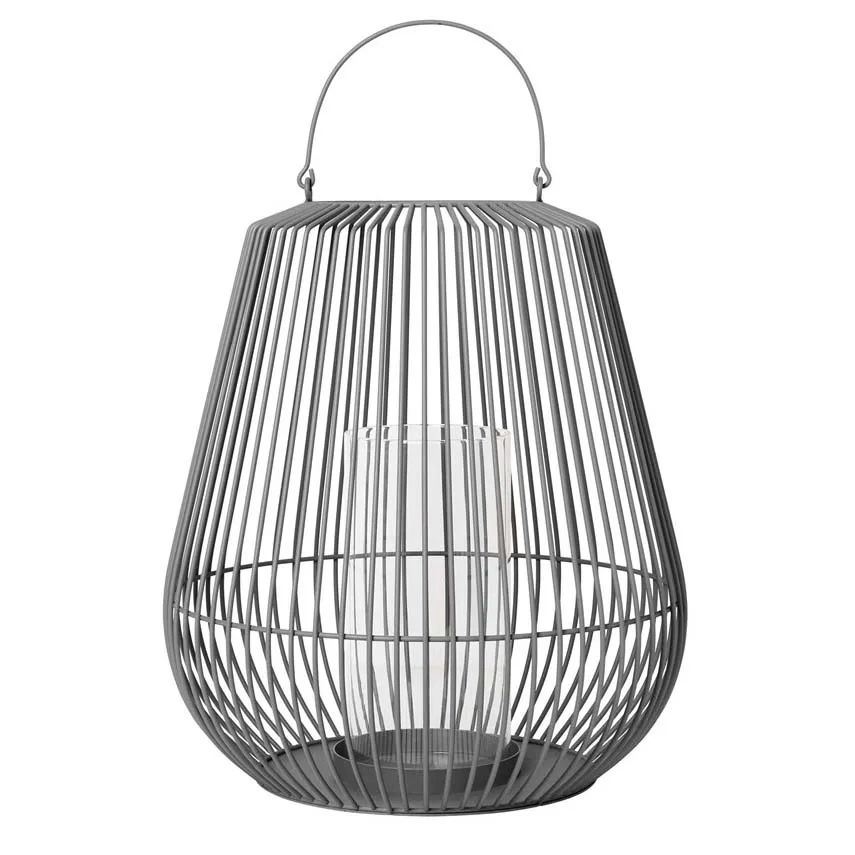 Porta-vela Nidea M 61,5 cm, steel grey (cinza escuro) blomus