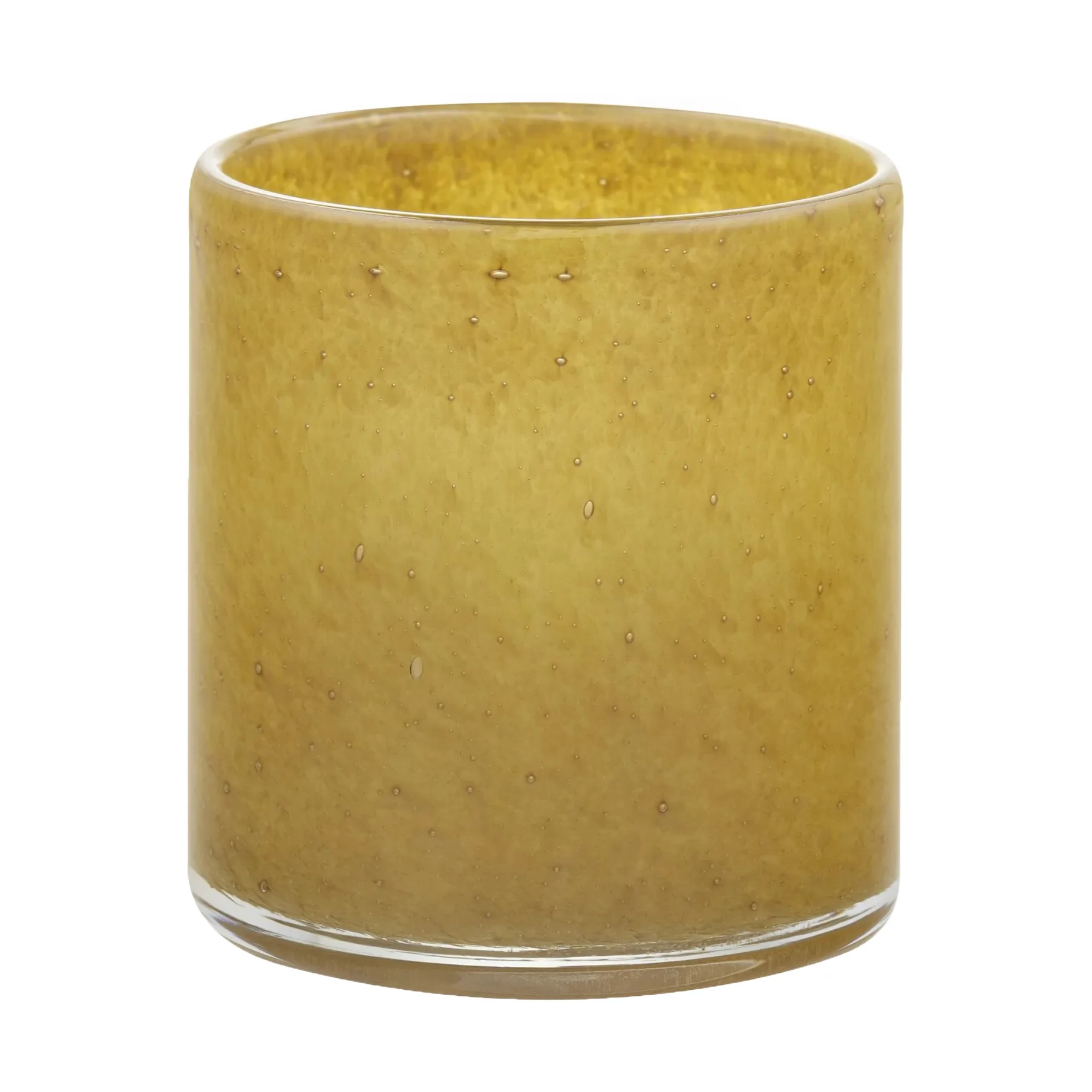 Porta-vela SAGA L Ø15 cm, Tan blomus