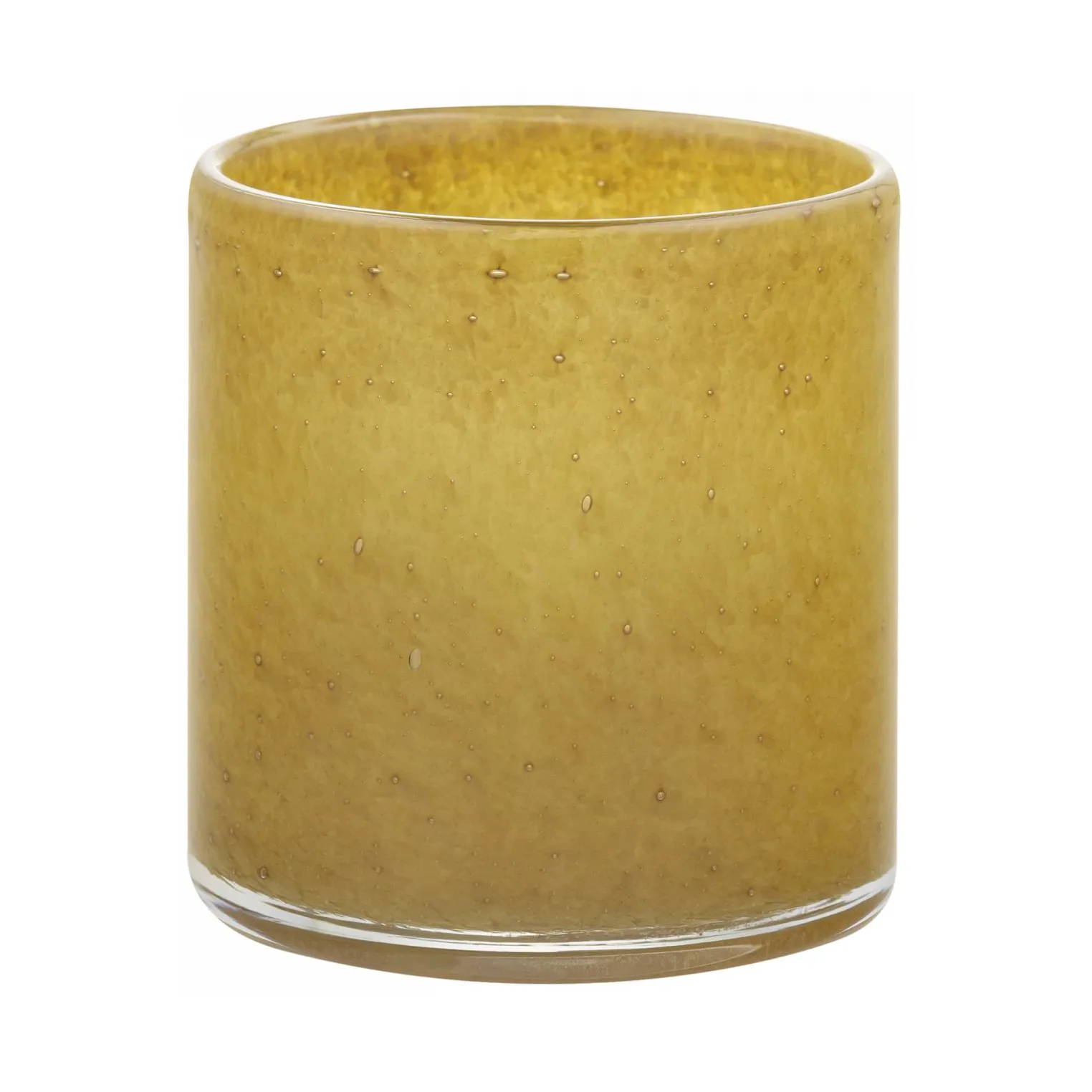 Porta-vela SAGA M Ø12 cm, Tan blomus