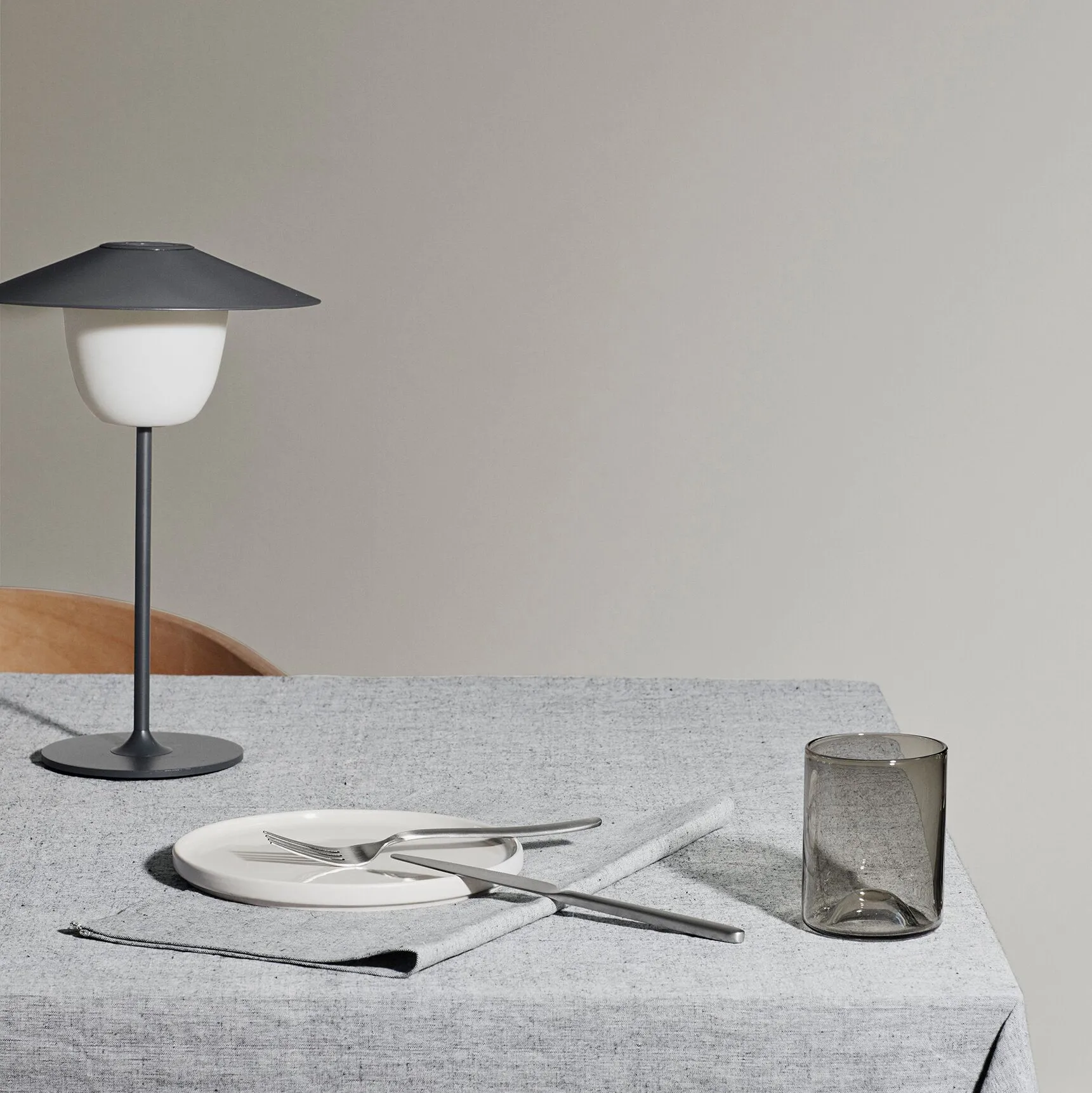 Prato de sobremesa Pilar Ø20 cm, Moonbeam blomus