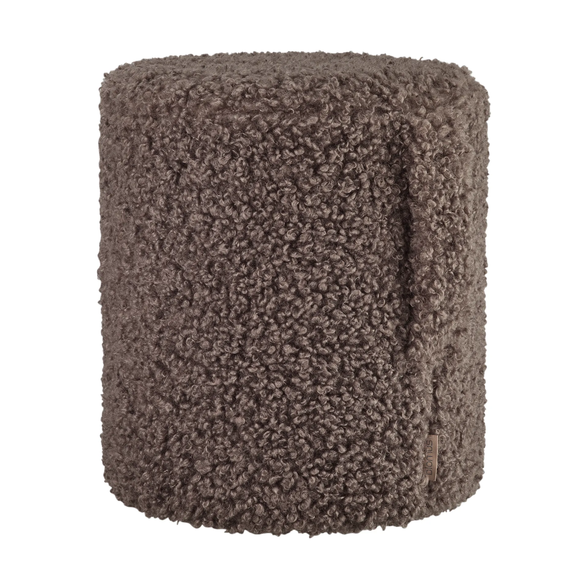 Pufe Teddy, Espresso, Ø35x40 cm blomus