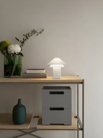 Sanaka candeeiro de mesa portátil - Branco - blomus