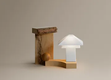 Sanaka candeeiro de mesa portátil - Branco - blomus