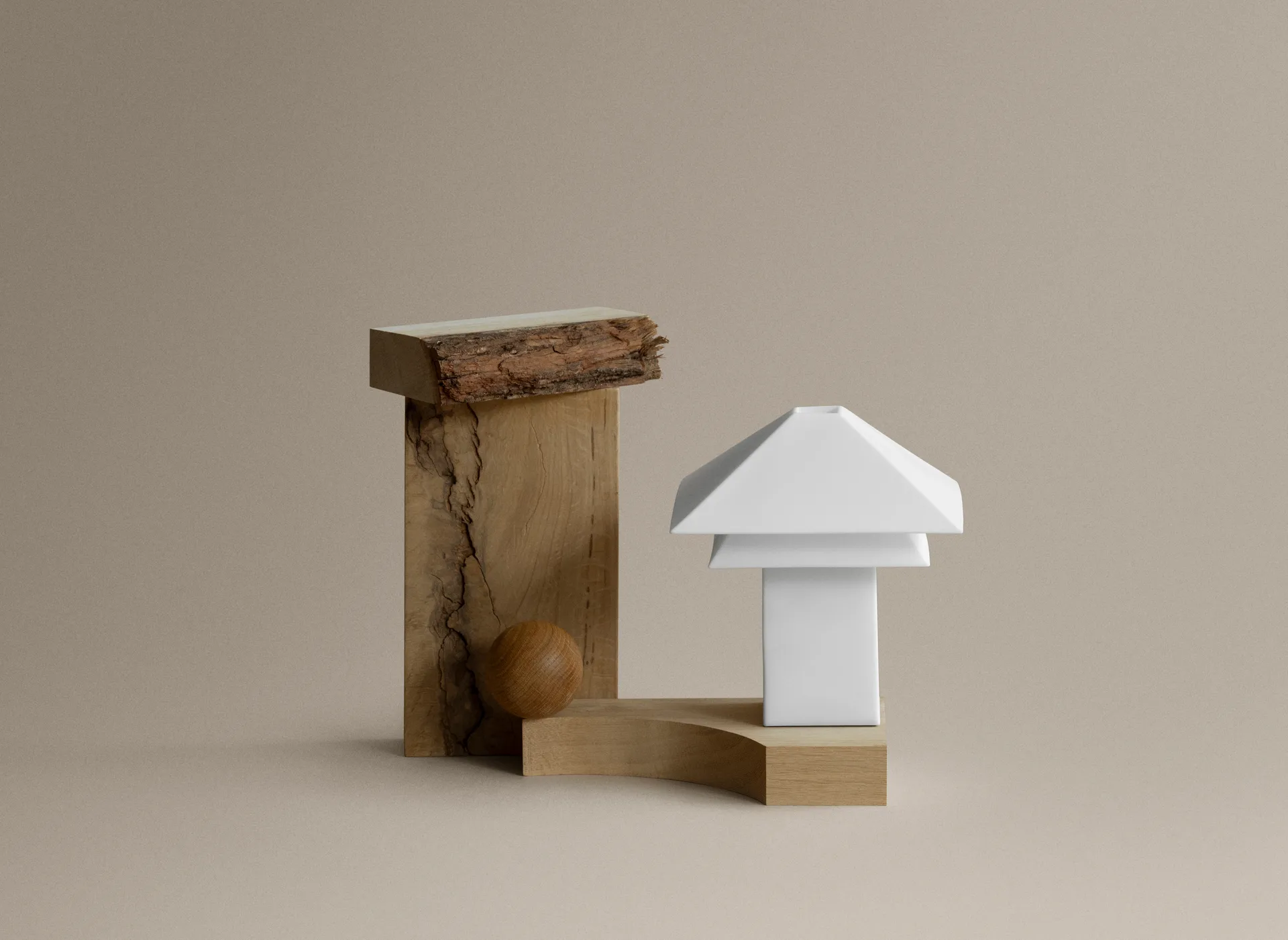 Sanaka candeeiro de mesa portátil, Branco blomus