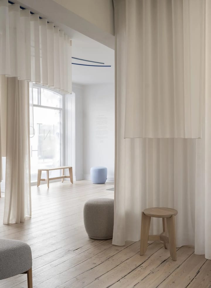 Sofá Kuon 2 lugares, Boucla bege Blomus