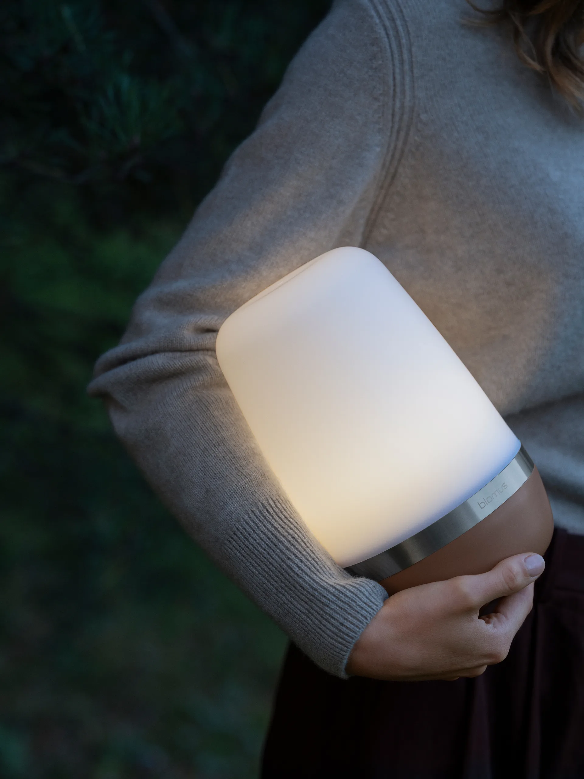 Spirit LED-lamp L 25 cm, Mousse de mocha blomus
