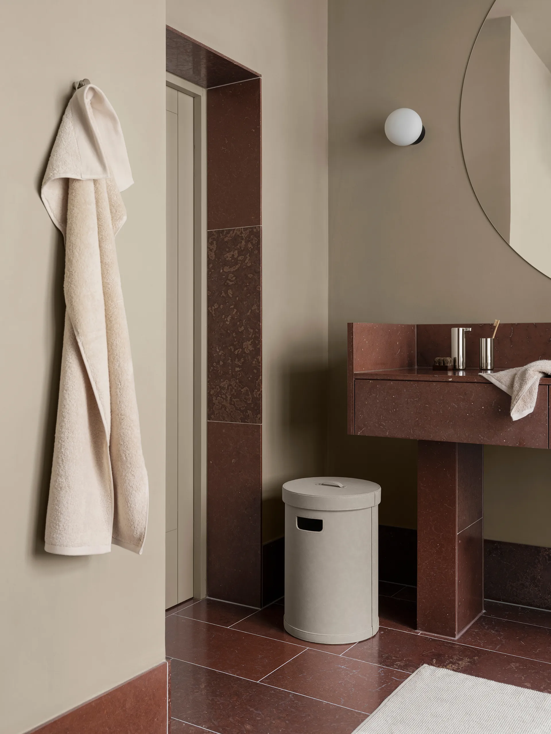 Tuyo tapete de banheiro, Raio de lua, 60x100 cm blomus