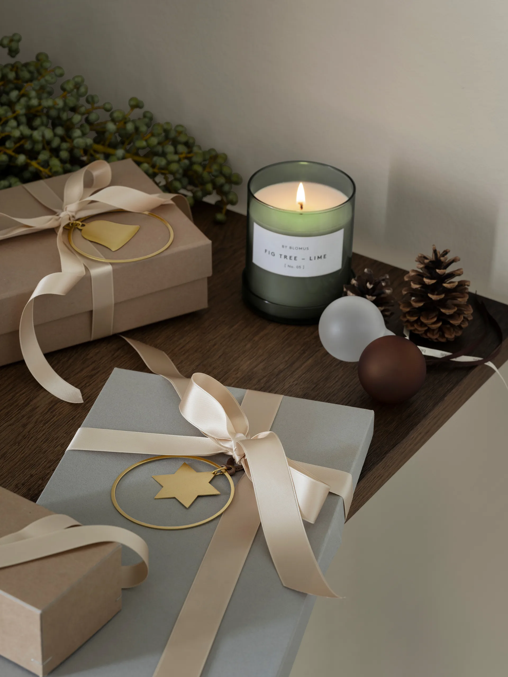 Valoa vela perfumada de 30 horas, Figo/Lima Agave Verde blomus