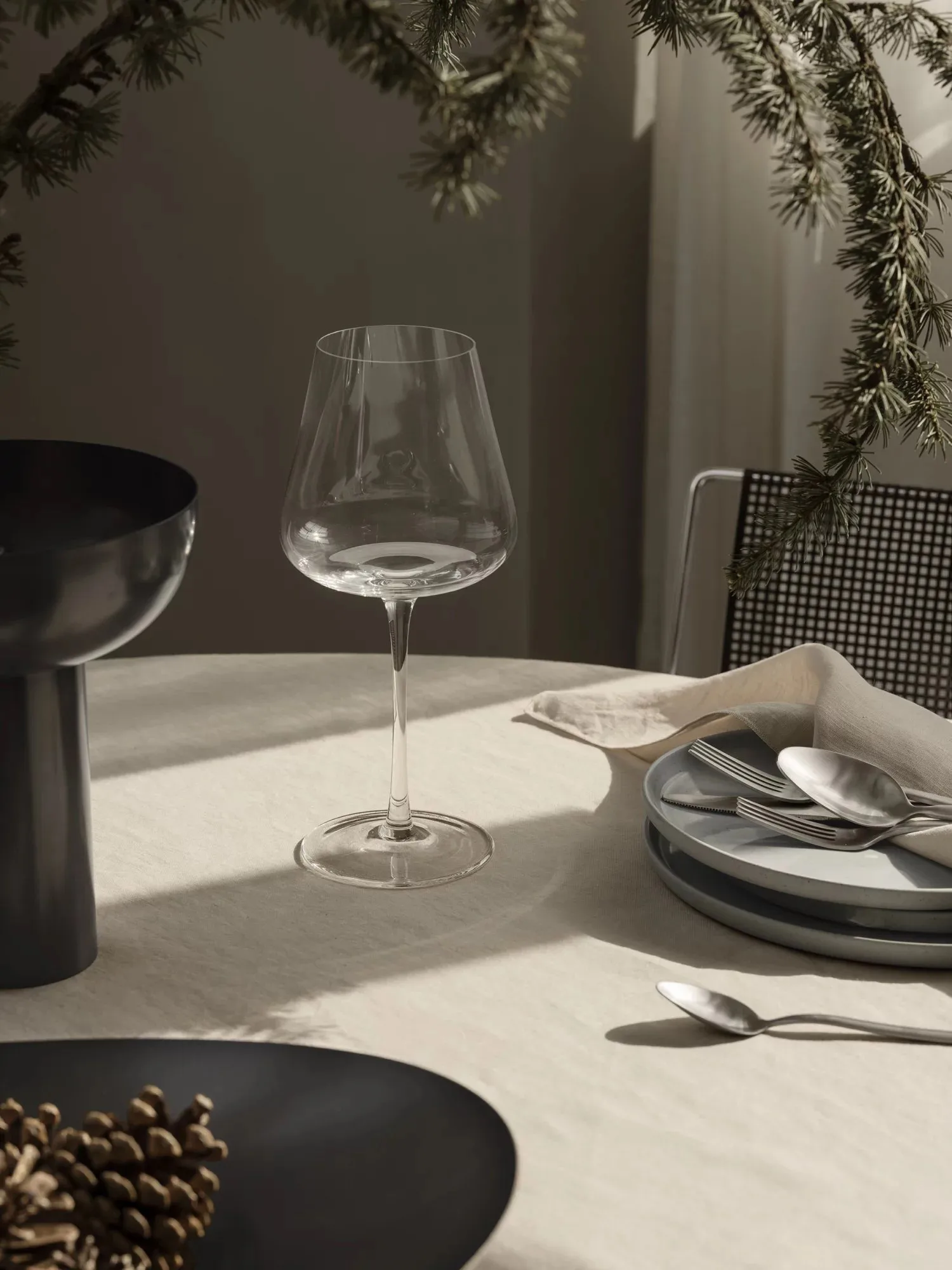 Vaso jacinto Miyabi Ø17 cm, Burned metal blomus