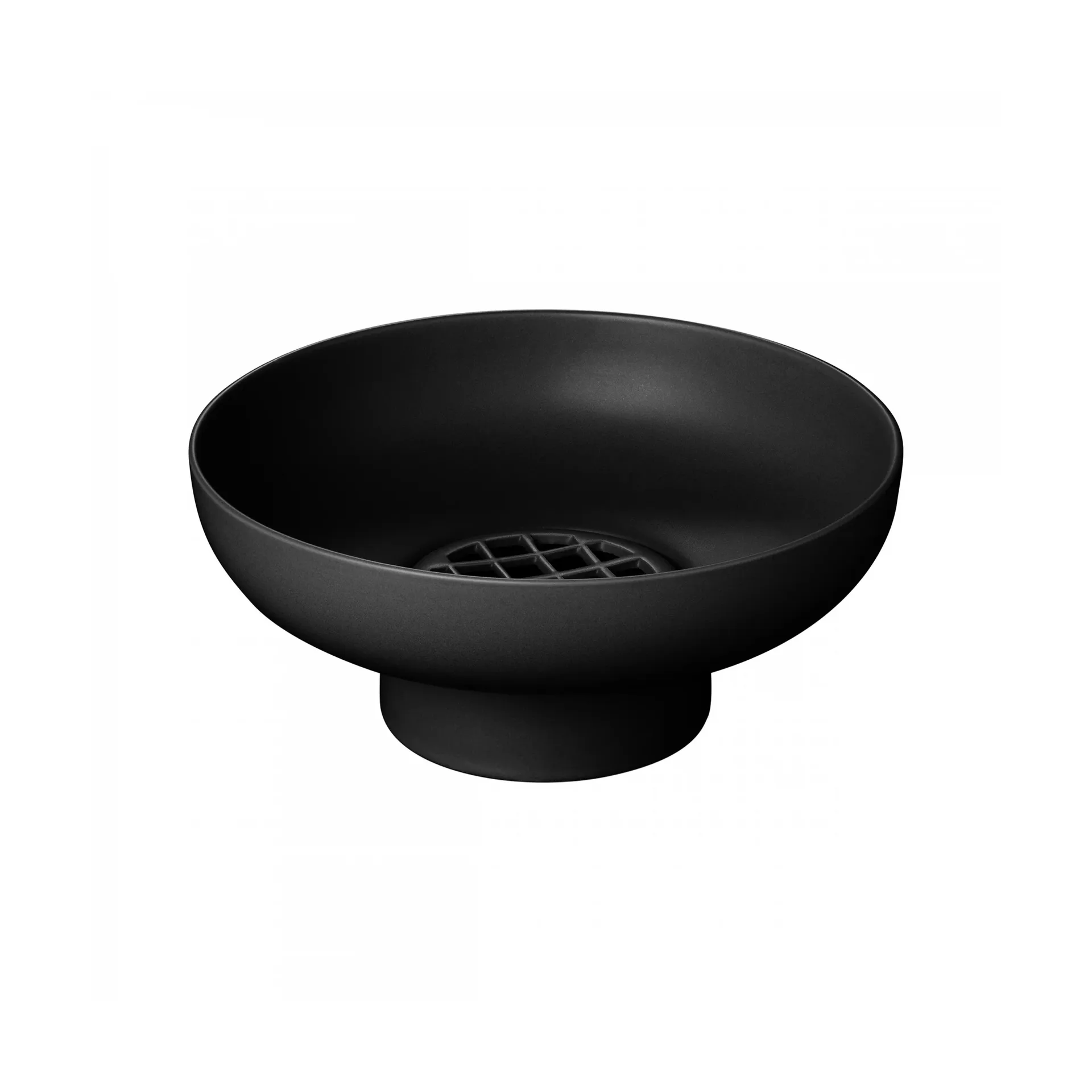 Vaso MIYABI Ikebana Ø21 cm, Preto blomus