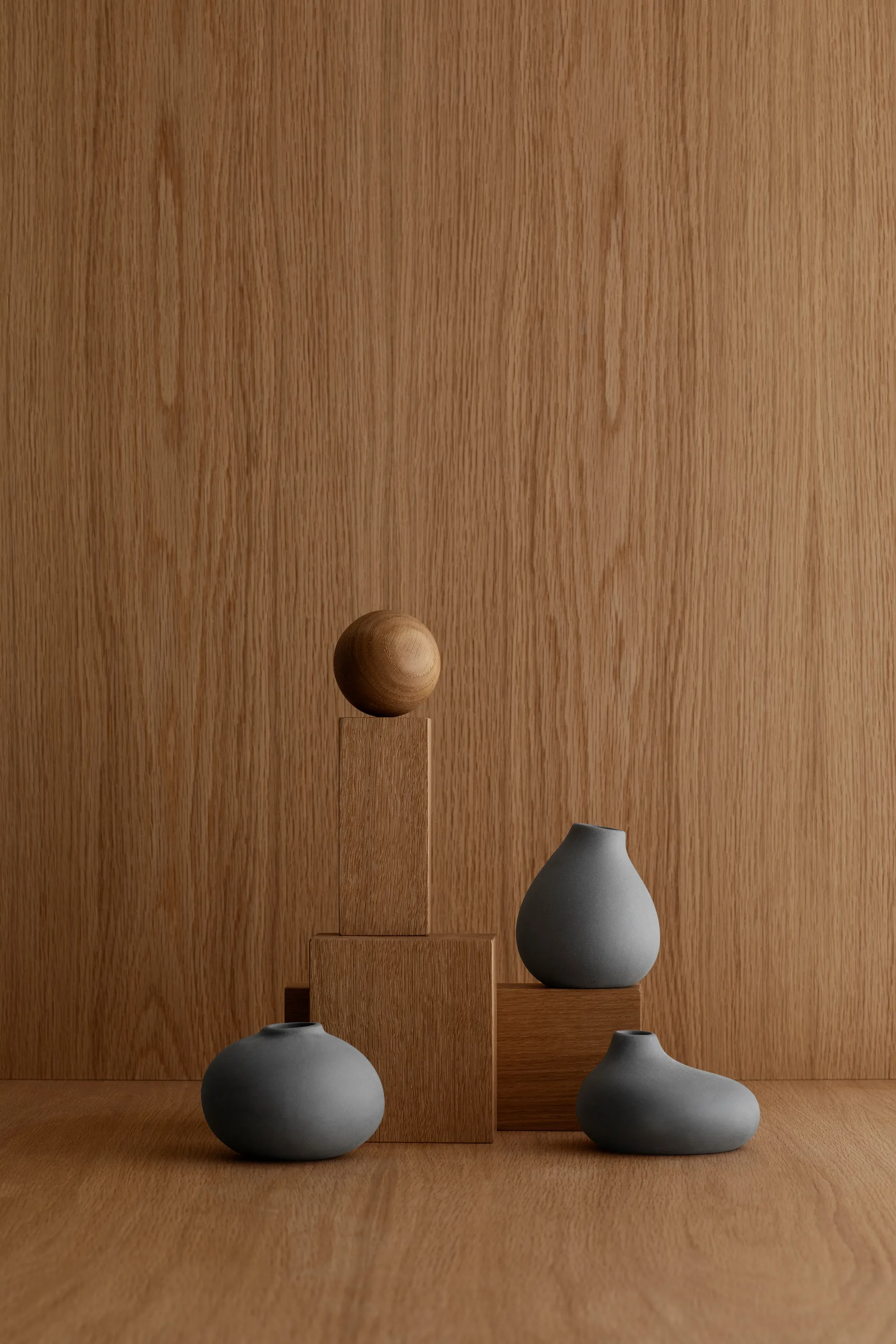 Vaso Nona, 3 un., Pewter blomus