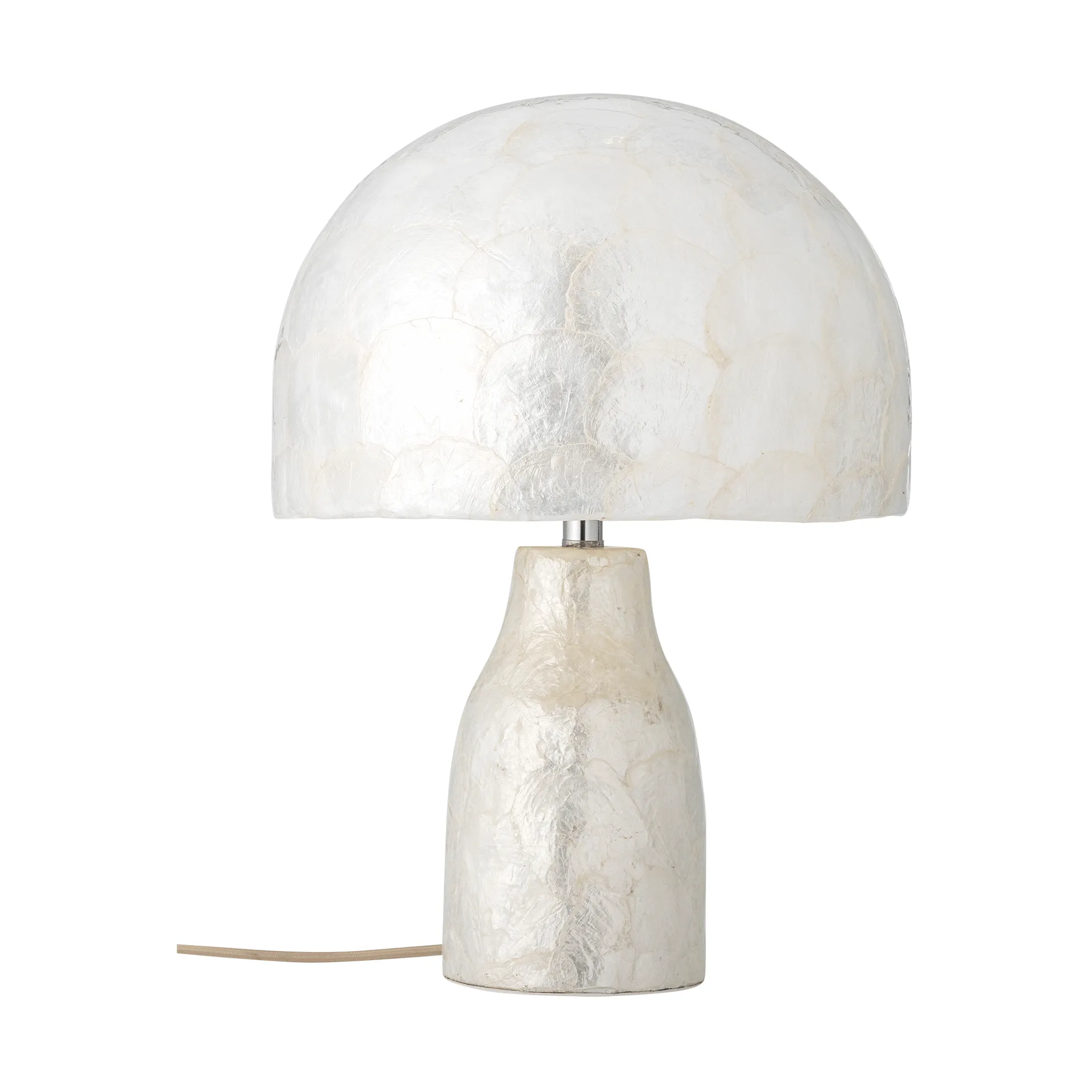Adria candeeiro de mesa, Nature, Mother of pearl Bloomingville