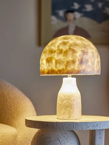 Adria candeeiro de mesa - Nature, Mother of pearl - Bloomingville