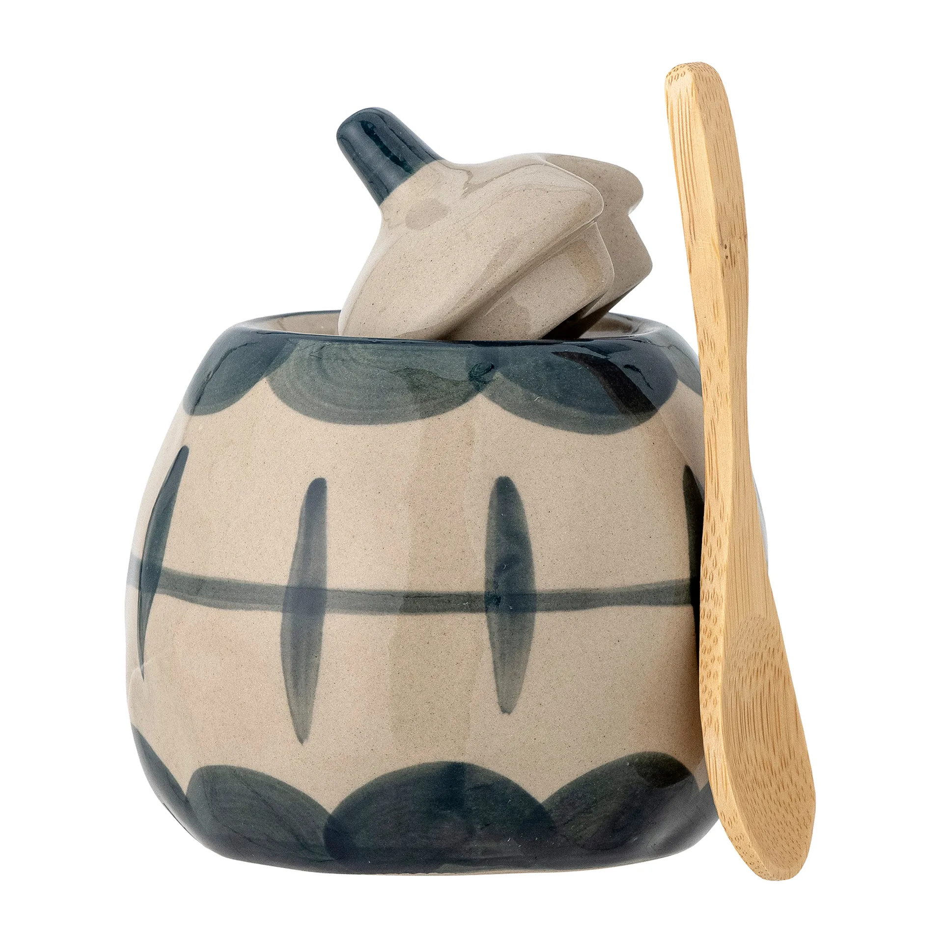 Allium jarro de leite e açucareiro, Azul ondas-bambu Bloomingville