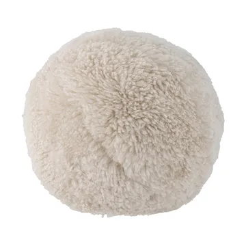 Almofada Betsy lã de ovelha Ø30 cm - Branco - Bloomingville
