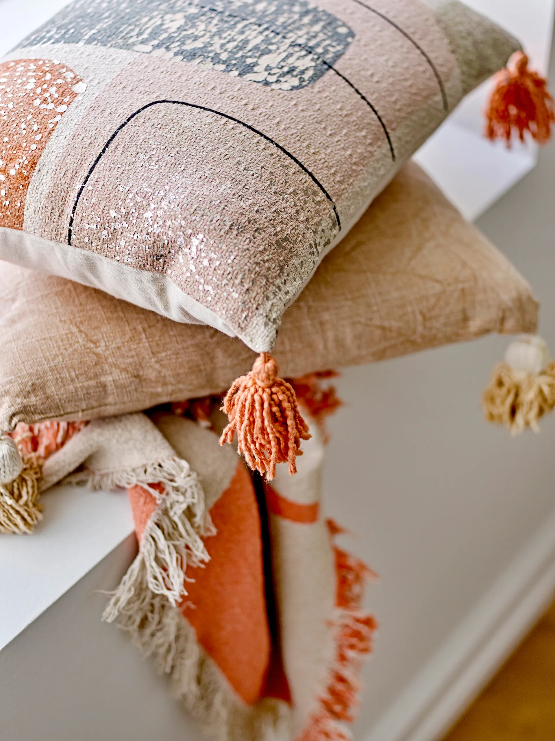 Almofada Lanzo 35x50 cm, Laranja Bloomingville