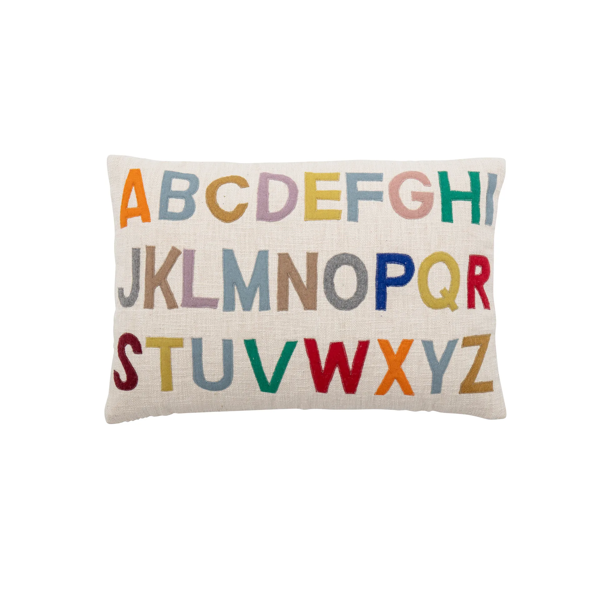 Almofada Lexi alphabet 40x60 cm, White-multi Bloomingville