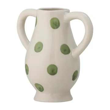 Asrin vaso 15 cm - Branco-verde - Bloomingville