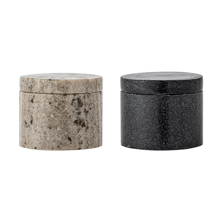 Avani saleiro e pimenteiro - Multi Marble, 2 peças - Bloomingville