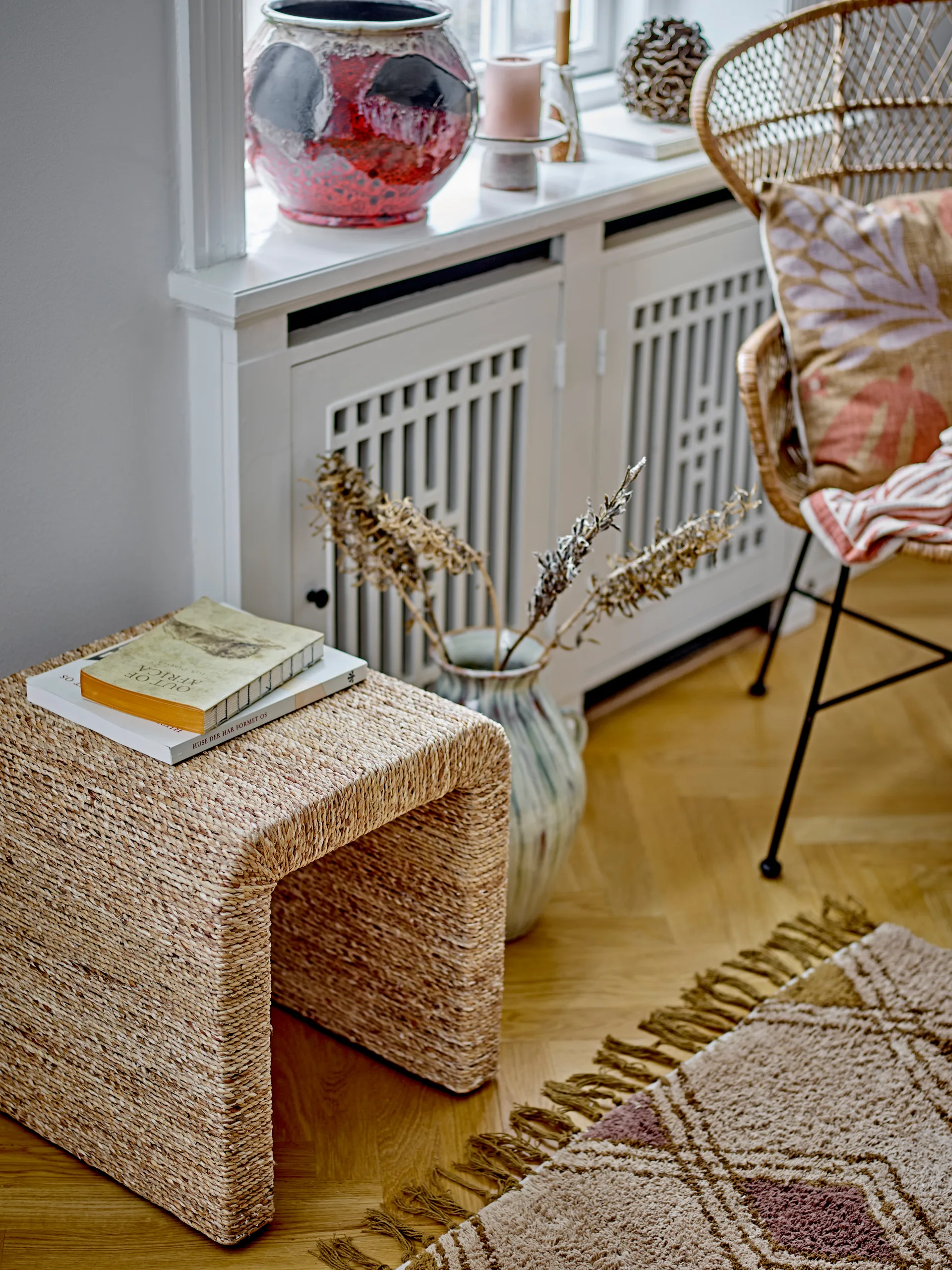 Banco Kien 43x42x45 cm, Jacinto-d'água Bloomingville