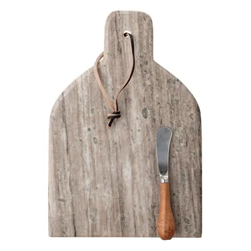 Bandeja e faca Kani - natural - Bloomingville