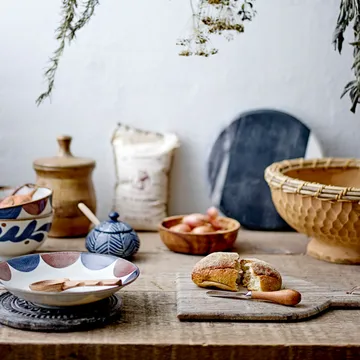 Bandeja e faca Kani - natural - Bloomingville